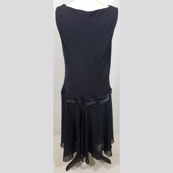 Scarlett Black Drop Waist Sleeveless Dress - Picture 3 of 4